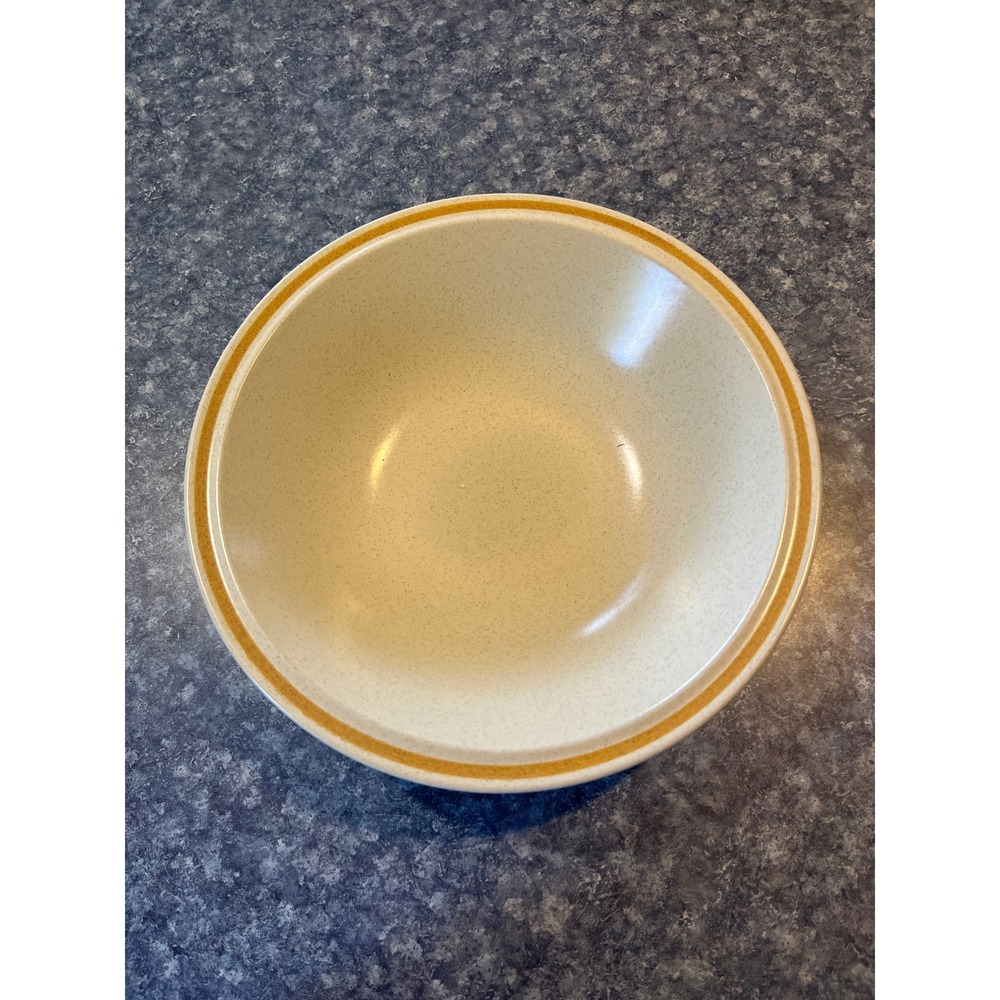 Hearthside Garden Festival Stoneware Bowl Hand Painted Japan Speckled Tan 9 Inch